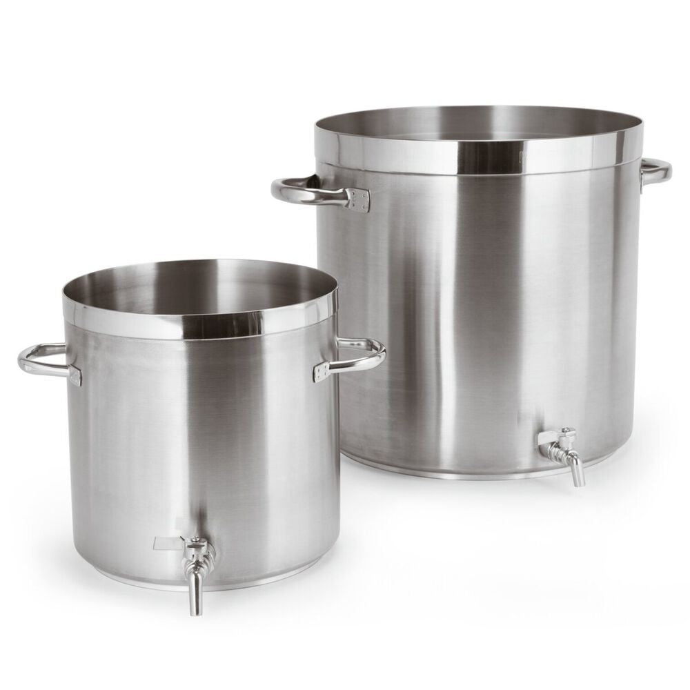 Paderno Series 1100 Grand Gourmet marmite haute avec robinet en acier inoxydable