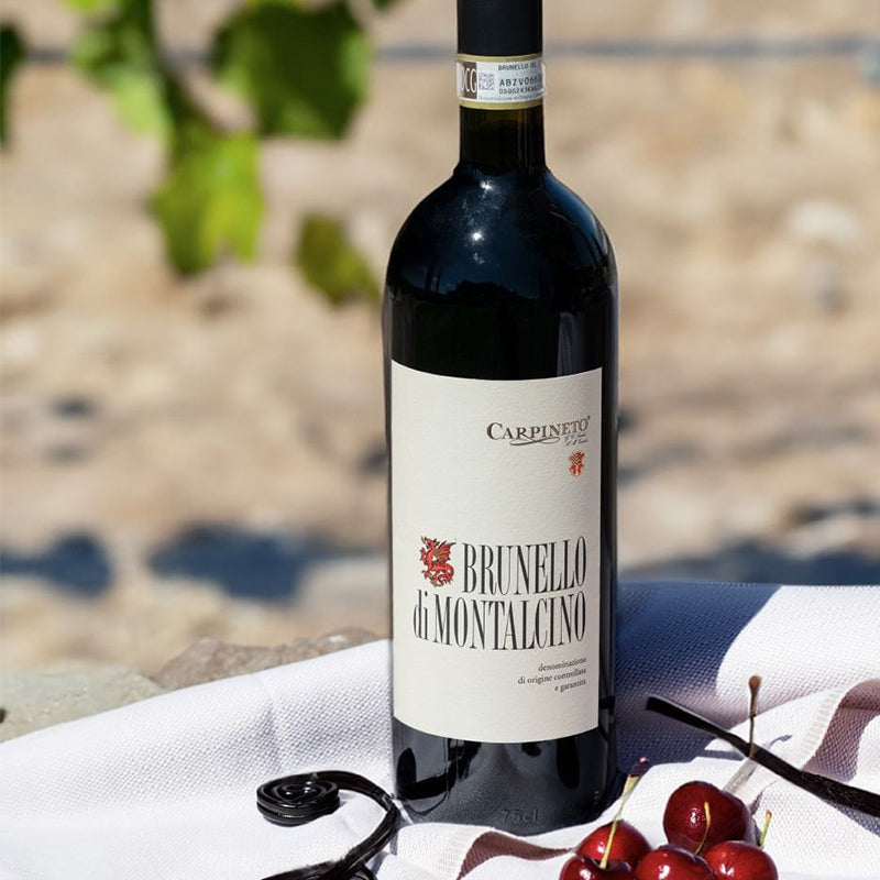 Carpineto Brunello Di Montalcino Docg 2019 Carpineto Set of 2 Italesse T Made Wine Glasses 70 Cl