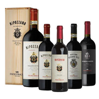 Castello Di Nipozzano Tasting Cantina Frescobaldi Set of 5 Bottles
