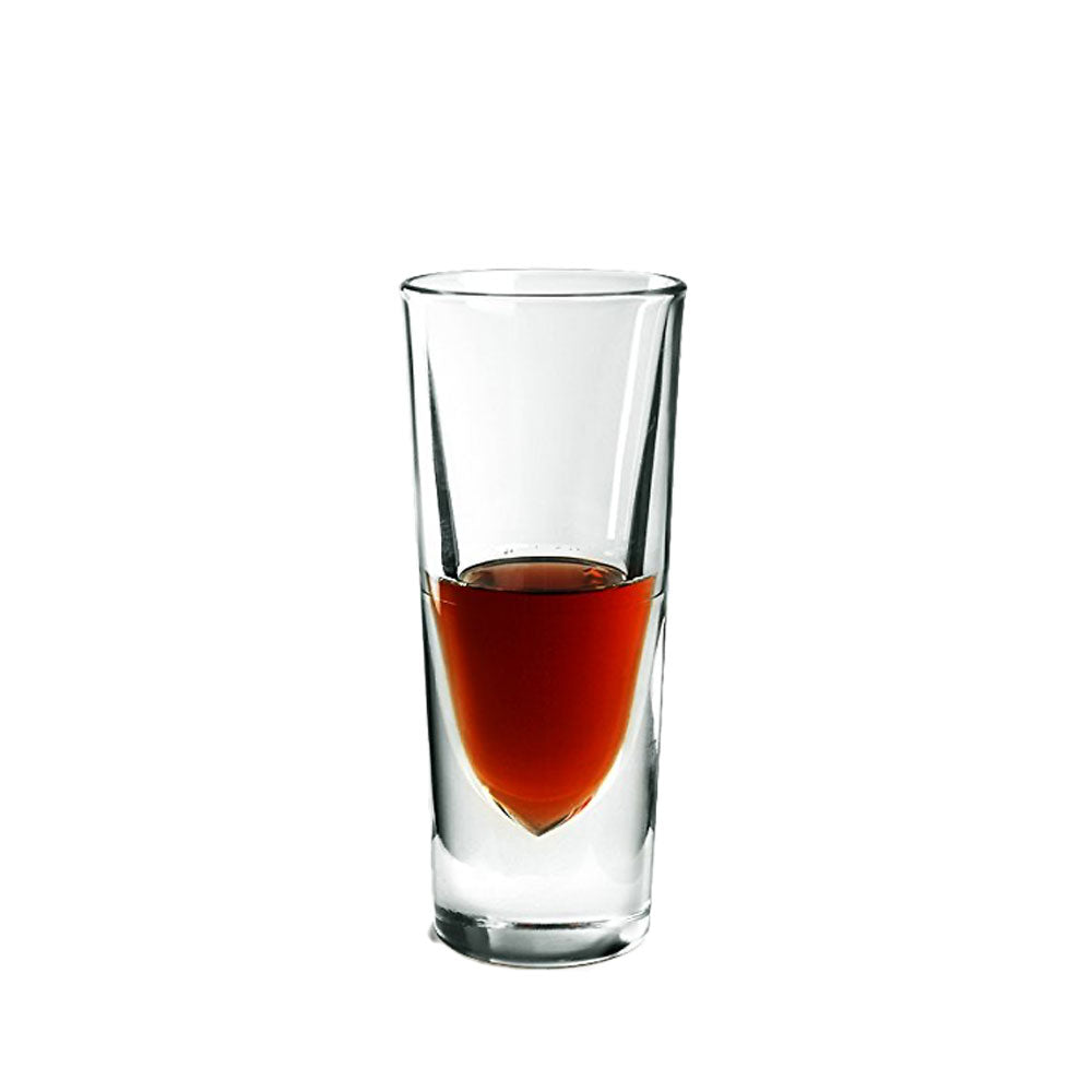 13 cl - Borgonovo Rocky Shot-Likörglas - Aus Glas - Set 6 Stk