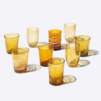Zafferano Melting Pot water glass in glass - set of 6 pieces