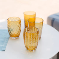 Zafferano Melting Pot water glass in glass - set of 6 pieces