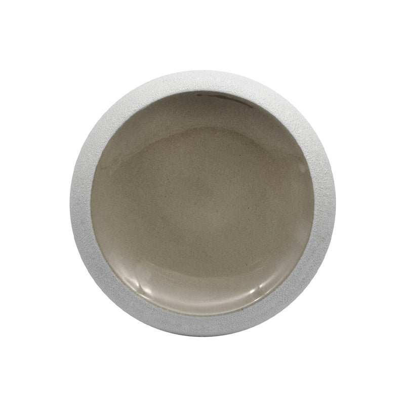 23 3 Cm Genesys Evo Plato presentación redondo de porcelana Set de 2 pz