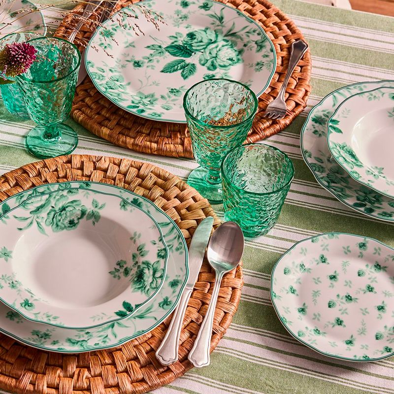 Tognana Cappetta Botanika Vajilla En Porcelana Set 18 Piezas