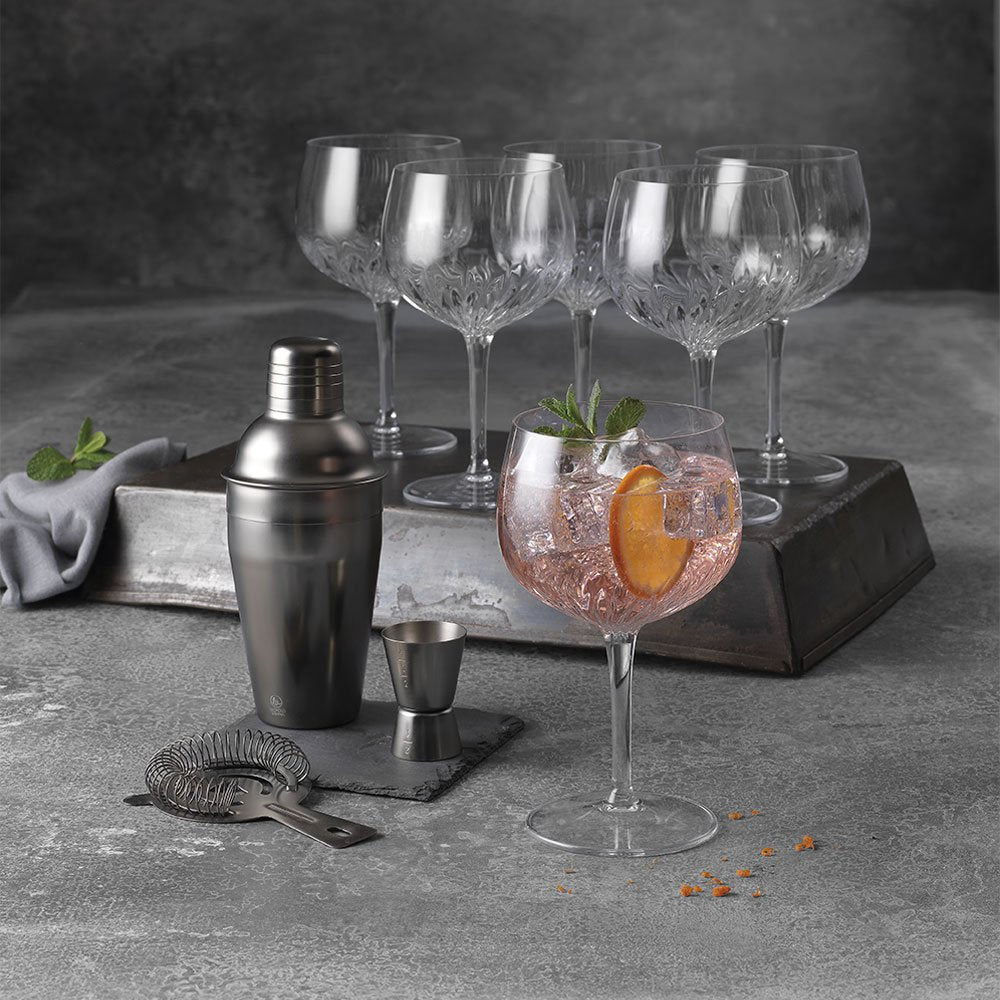 80 cl - Bormioli Luigi Gin & Tonic New American Calice Gin Tonic In Vetro Set 2 Pz