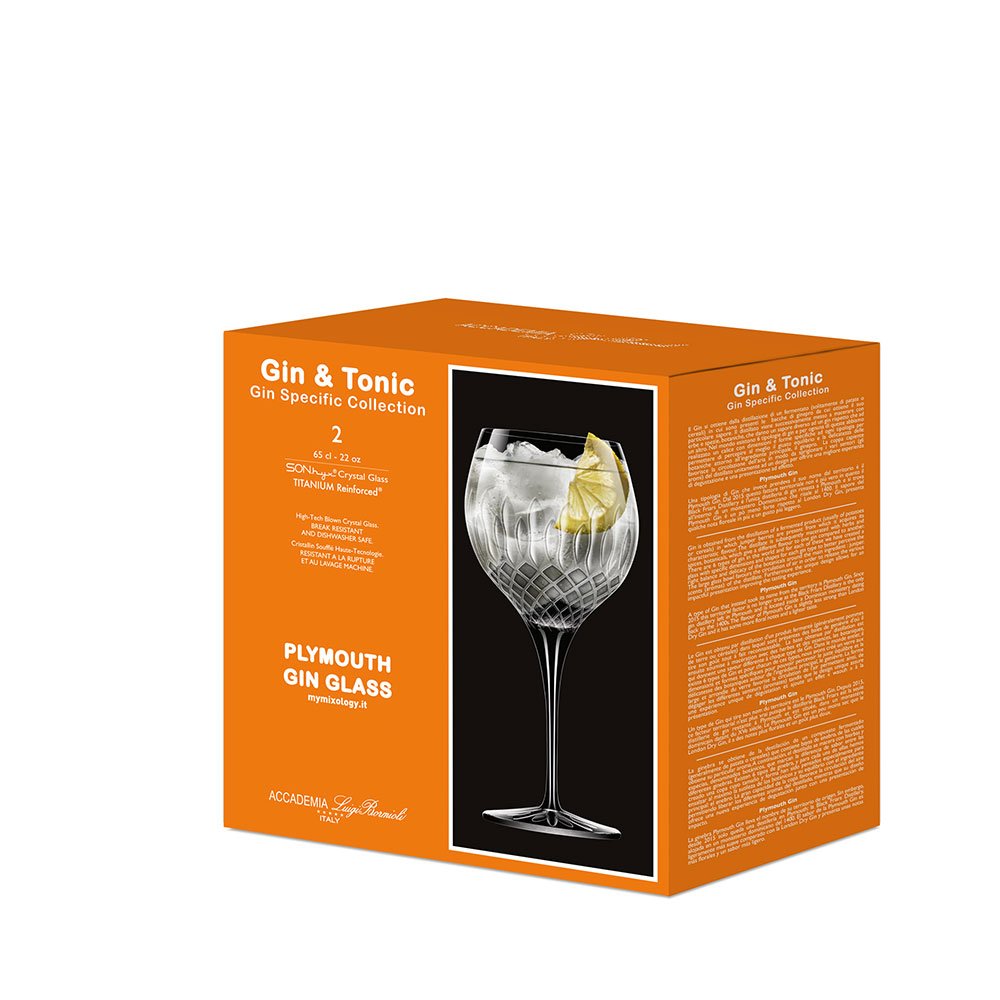 65 cl - Bormioli Luigi Copa Gin Tonic Plymouth en Vidrio - Set de 2 Pzs