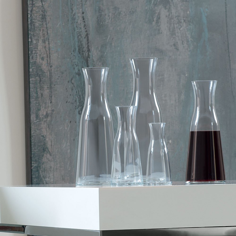 100 cl - Bormioli Luigi Atelier Carafe In Glass Set 6 Pcs