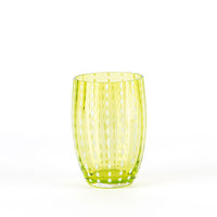 Set of 6 Tulip glass tumblers, Spiegelau product, with modern design.