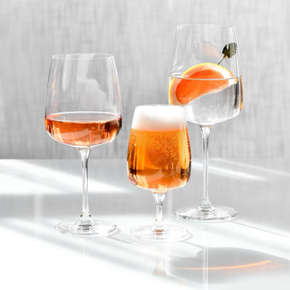 65 cl - Krosno Modern Copa Vino Blanco En Vidrio Sonoro Set de 4 Piezas