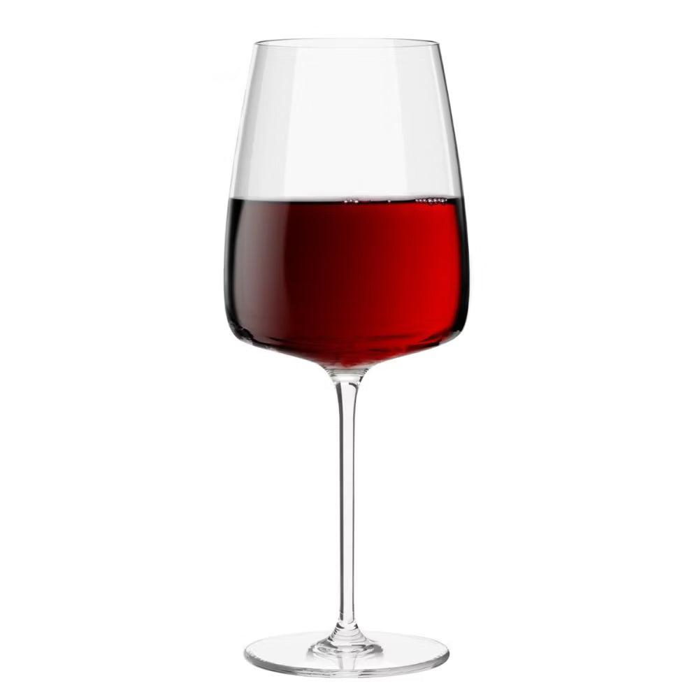 75 cl - Krosno Modern Rotweinglas Aus Klangvollem Glas Set mit 4 Stück