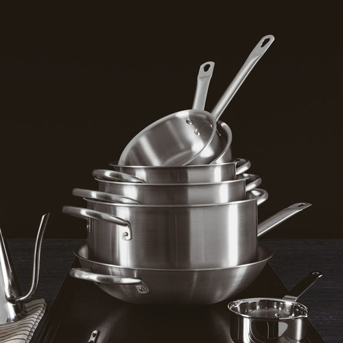 Paderno Series 2500 3-Ply Casseruola Alta con 2 manici In Acciaio Inox