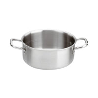 Paderno Series 2500 3-Ply Casseruola Bassa con 2 manici In Acciaio Inox