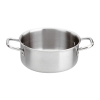 Paderno Series 2500 3-Ply Casseruola Bassa con 2 manici In Acciaio Inox