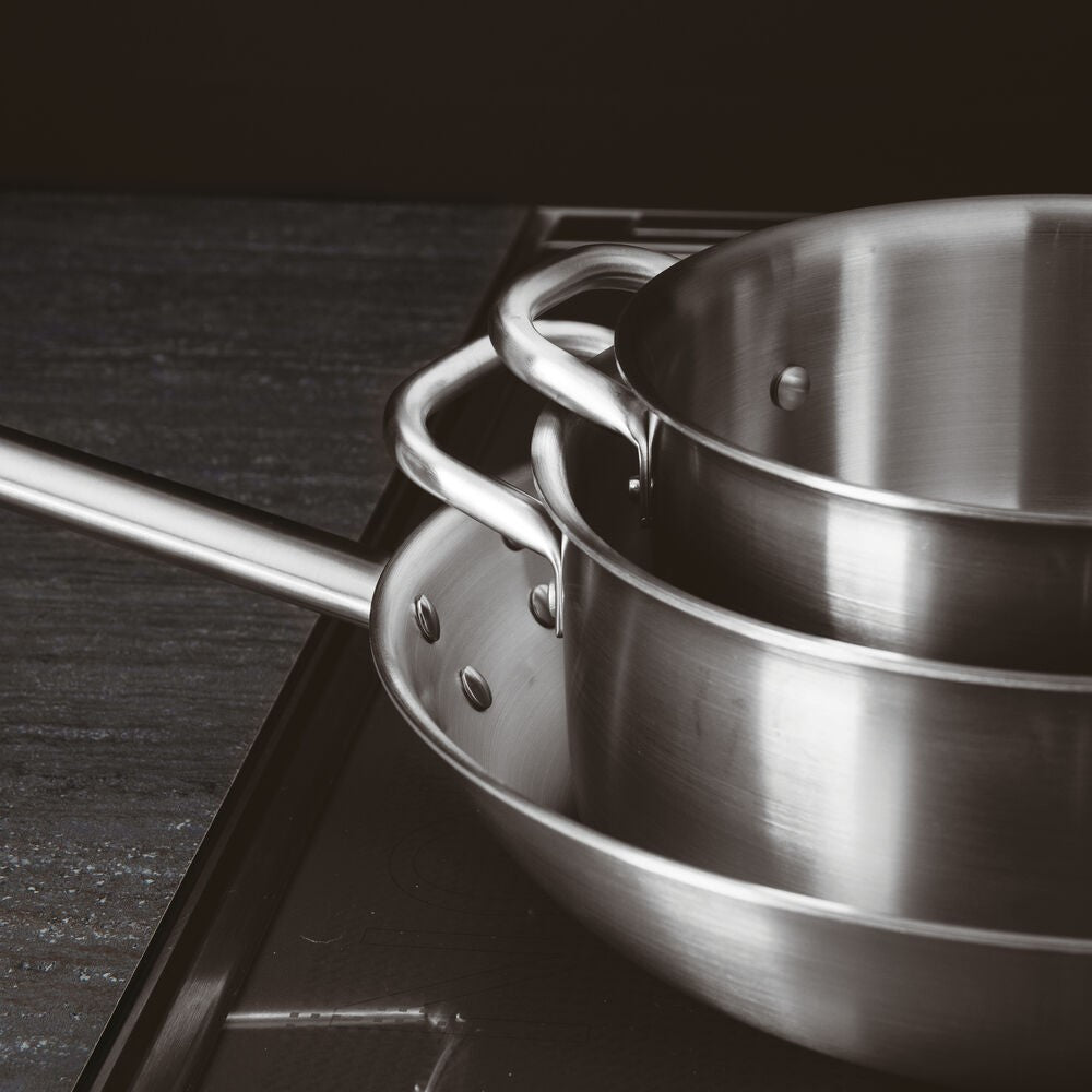 Paderno Series 2500 3-Ply Padella Bassa In Acciaio Inox