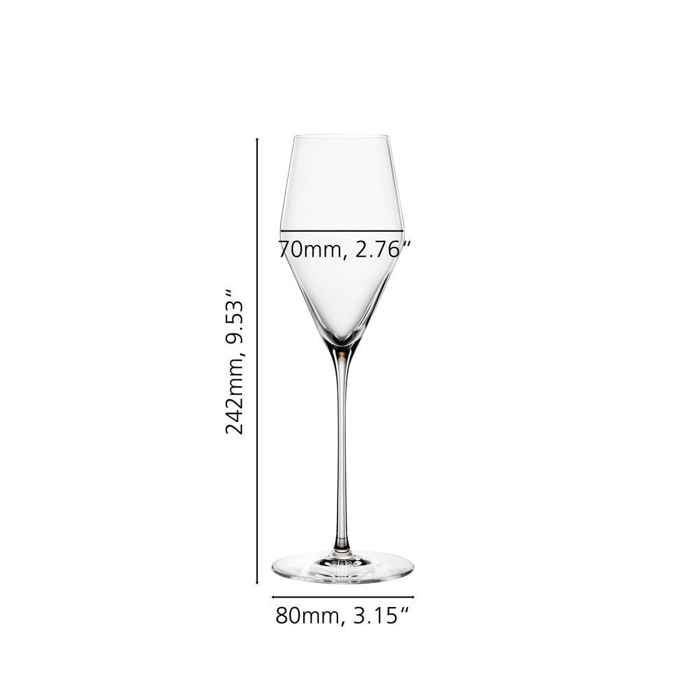 25 cl - Spiegelau Definition Champagne Flute In Kristalglas - Set van 2 Stuks