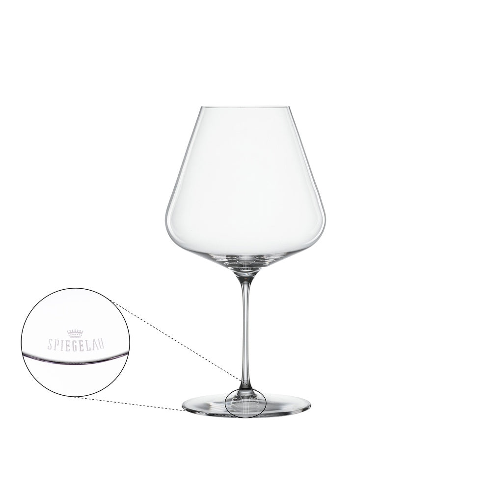 96 cl - Spiegelau Definition Verre À Vin Rouge Burgundy En Verre Cristallin - Lot de 4 Pièces