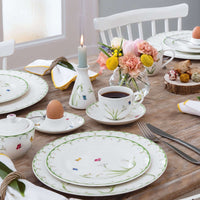 21.5 cm - Villeroy & Boch Colorful Spring Plato Postre En Porcelana Premium - Set de 6 Pzas