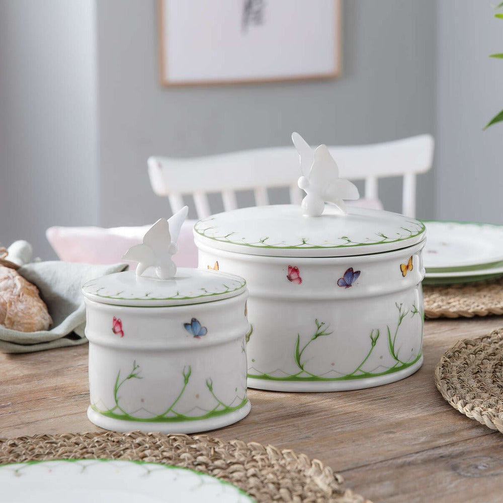 140 cl - Villeroy & Boch Colorful Spring Bocal Rond En Porcelaine Premium