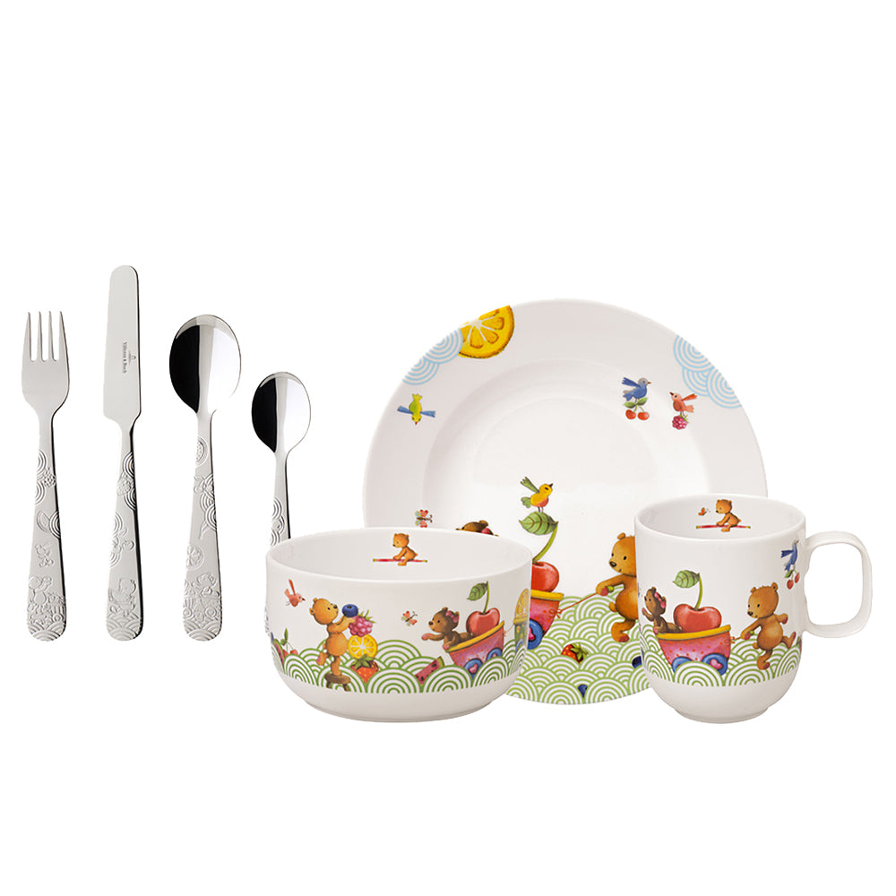 Villeroy & Boch Kiddy Bears Hungry As A Bear Service petit-déjeuner pour enfants Set 7 pièces