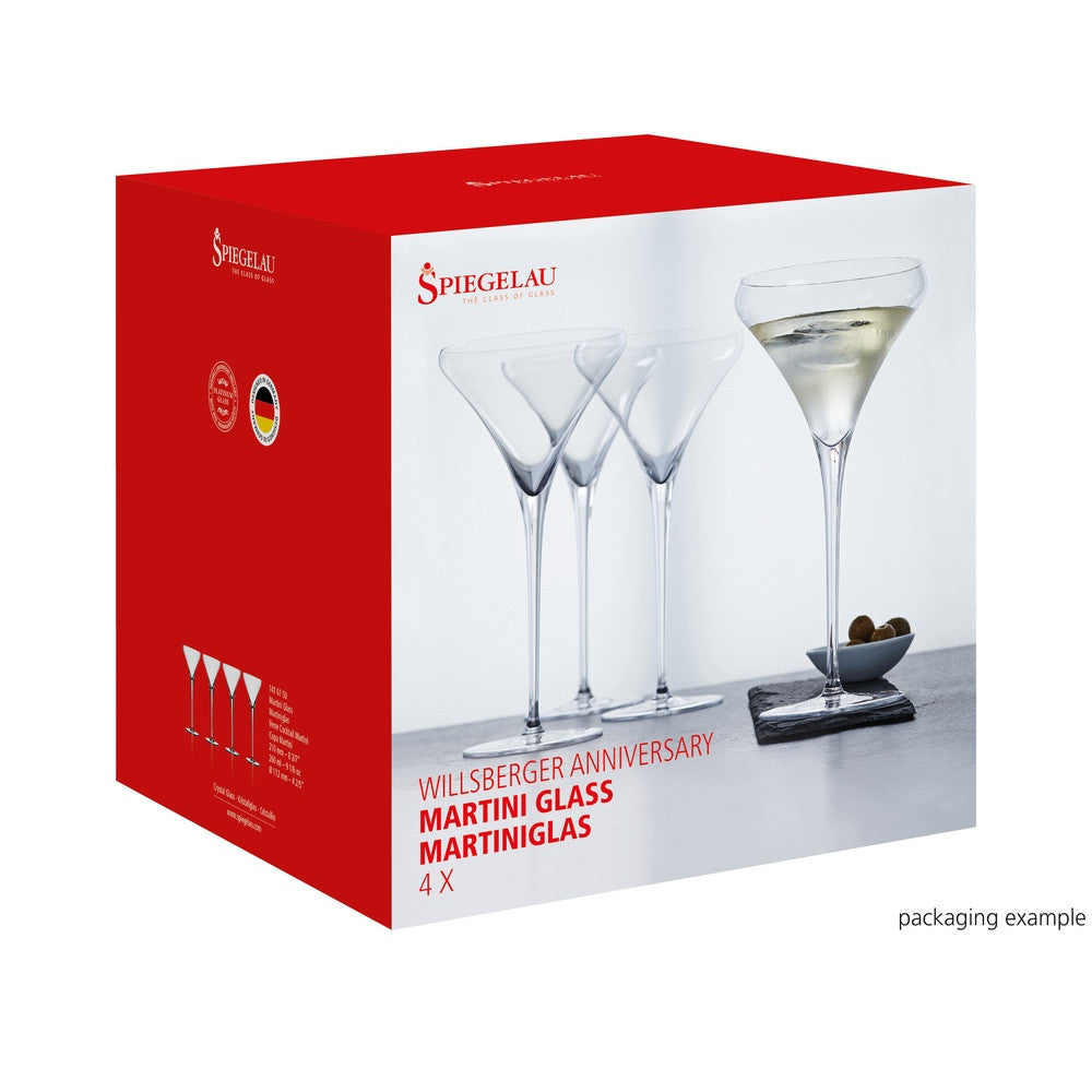 31 cl - Spiegelau Willsberger Anniversary Martini Likeurglas in Kristalglas - Set van 4 Stuks