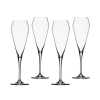 25.2 cl - Spiegelau Willsberger Anniversary Champagne Flute In Crystal Glass - Set of 4 Pcs