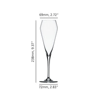 25.2 cl - Spiegelau Willsberger Anniversary Champagne Flute In Crystal Glass - Set of 4 Pcs