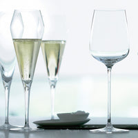 25.2 cl - Spiegelau Willsberger Anniversary Champagne Flute In Crystal Glass - Set of 4 Pcs