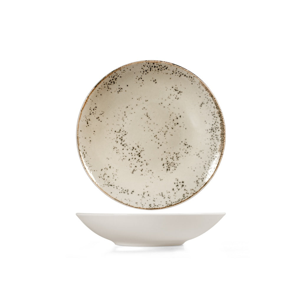 H&H Coupe Planet Servizio Piatti In Stoneware - Set 18 Pz