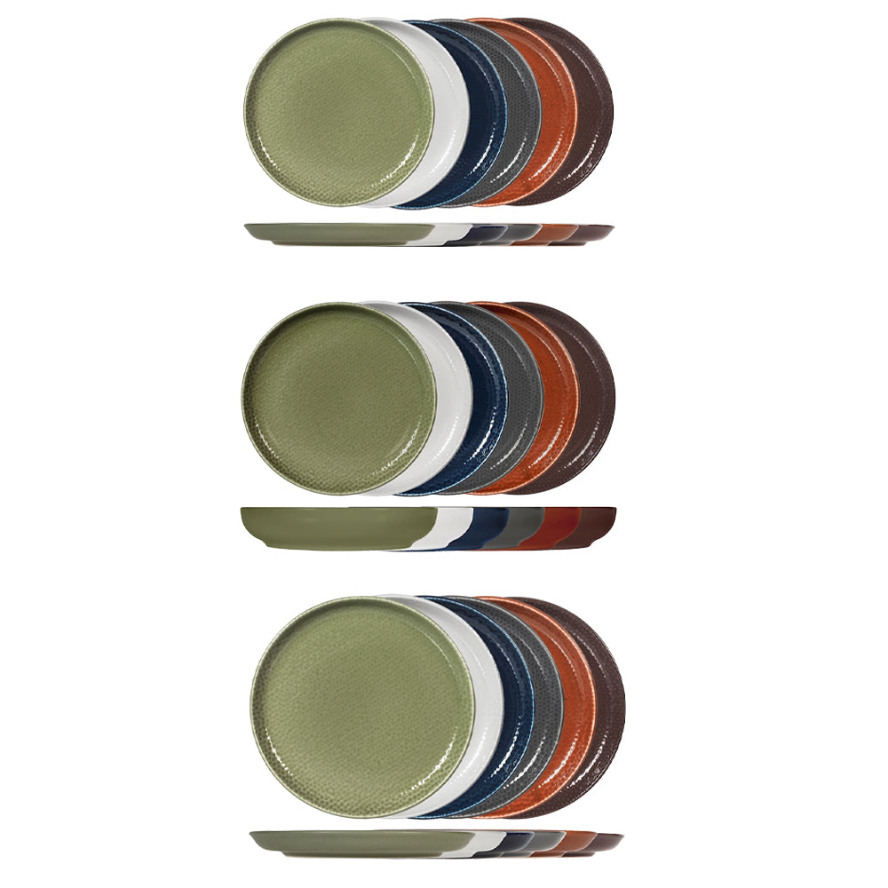 H&H Havana Nordic Service assiettes en grès Set de 18 pcs