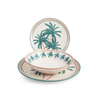 H&H Haiti Servies In Steengoed - Set van 18 Stuks