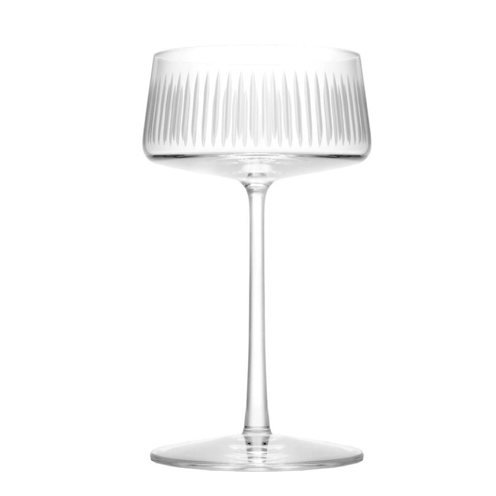 31.6 cl - Stolzle Lausitz Soho Coupe champagne Grand Cru en verre Set 6 pièces