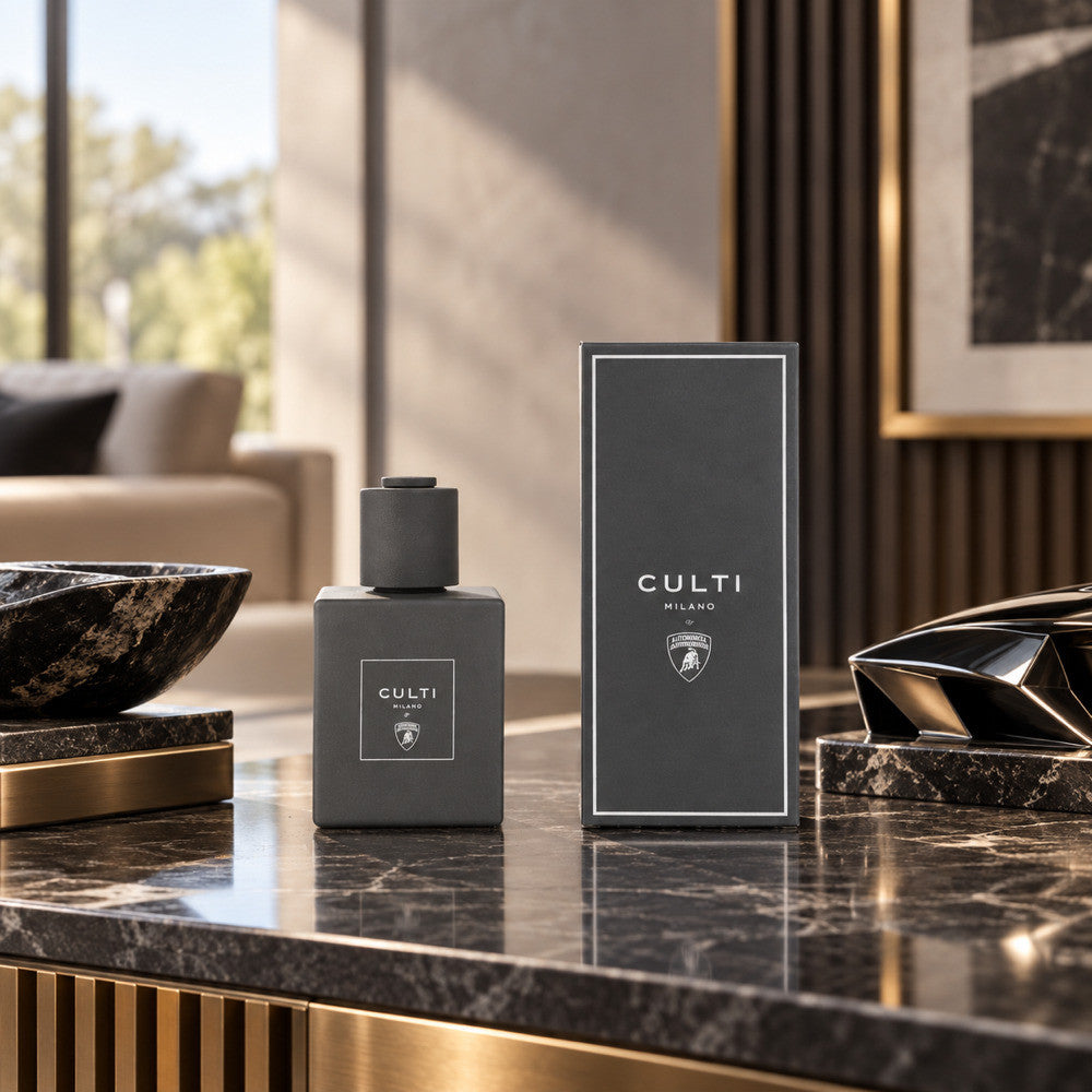 Culti Milano Lamborghini Turbo Noir Difusor de Ambiente con Varillas
