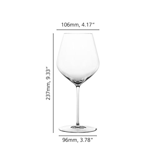 73.4 cl - Spiegelau Hi-Lite Burgundy Rode Wijnglas In Kristalglas - Set van 2 Stuks