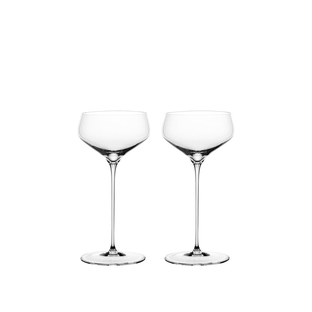 23.8 cl - Spiegelau Hi-Lite Coupette Cocktailglas In Glas - Set van 2 Stuks