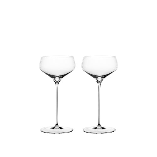 23.8 cl - Spiegelau Hi-Lite Coupette Cocktailglas In Glas - Set van 2 Stuks