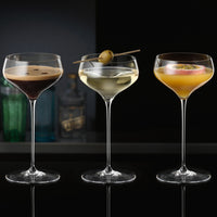 23.8 cl - Spiegelau Hi-Lite Coupette Cocktailglas In Glas - Set van 2 Stuks