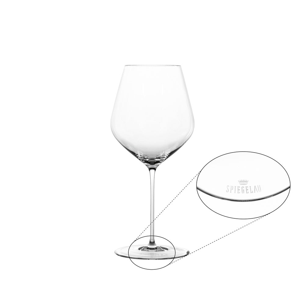 73.4 cl - Spiegelau Hi-Lite Copa Vino Burgundy En Vidrio - Set de 4 Piezas