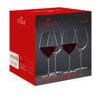 73.4 cl - Spiegelau Hi-Lite Copa Vino Burgundy En Vidrio - Set de 4 Piezas