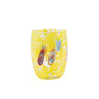 38 cl - H&H Veneziato Quadrato Waterglas Van Glas - Set 6 Pz