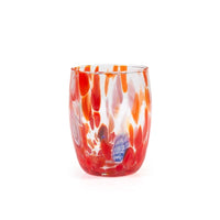 38 cl - H&H Veneziato Quadrato Waterglas Van Glas - Set 6 Pz