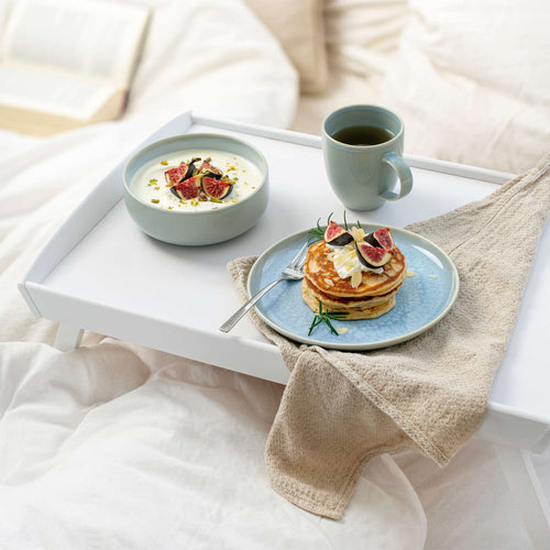 Villeroy & Boch Crafted Blueberry Frühstücksservice Aus Porzellan Set mit 6 Stück