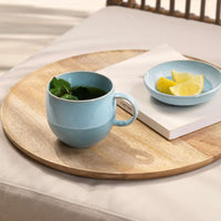 29 cl - Villeroy & Boch Perlemor Aqua Mug in Premium Porcelain - Set of 6 Pcs