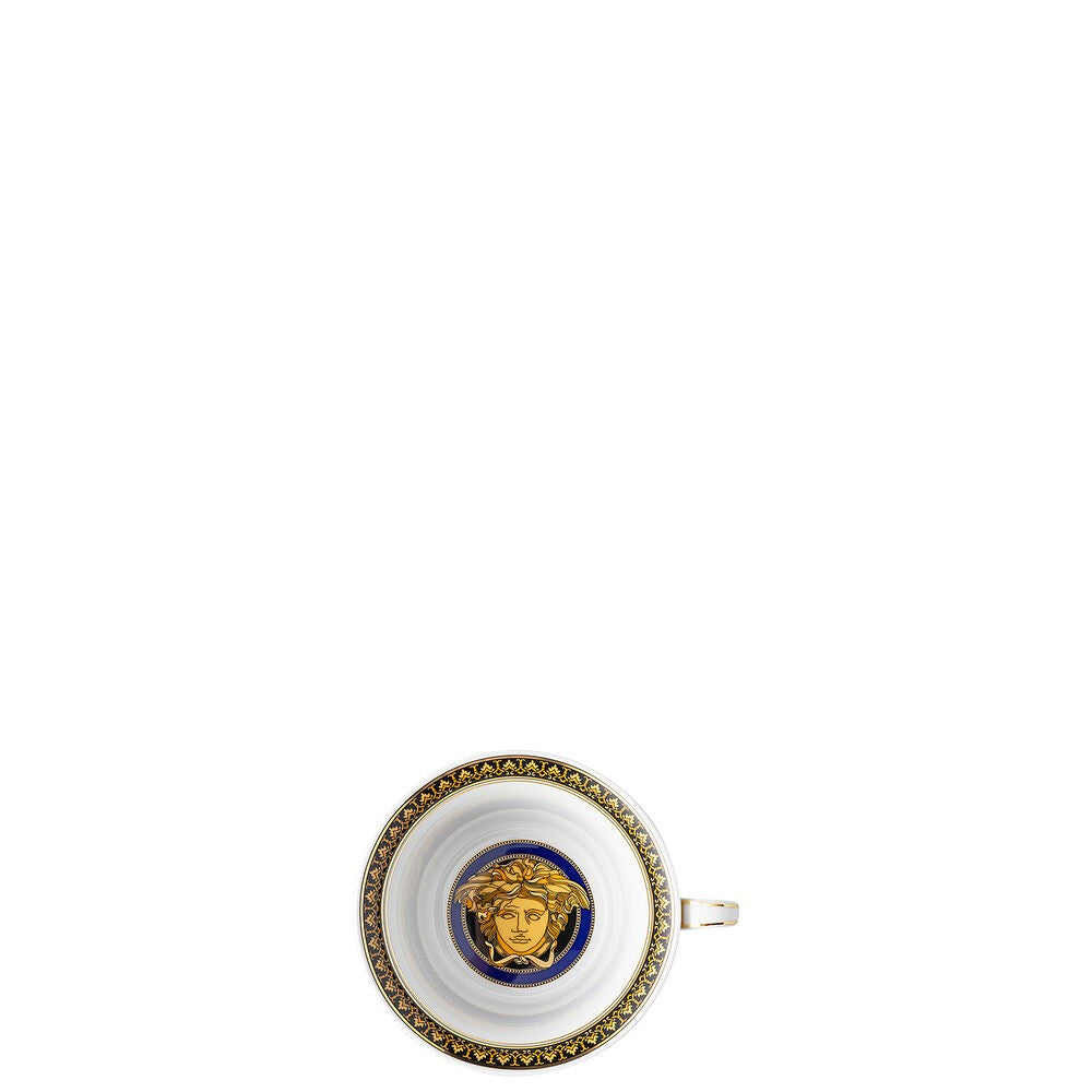 22 cl - Versace Medusa Tazza Tè con Piattino In Porcellana