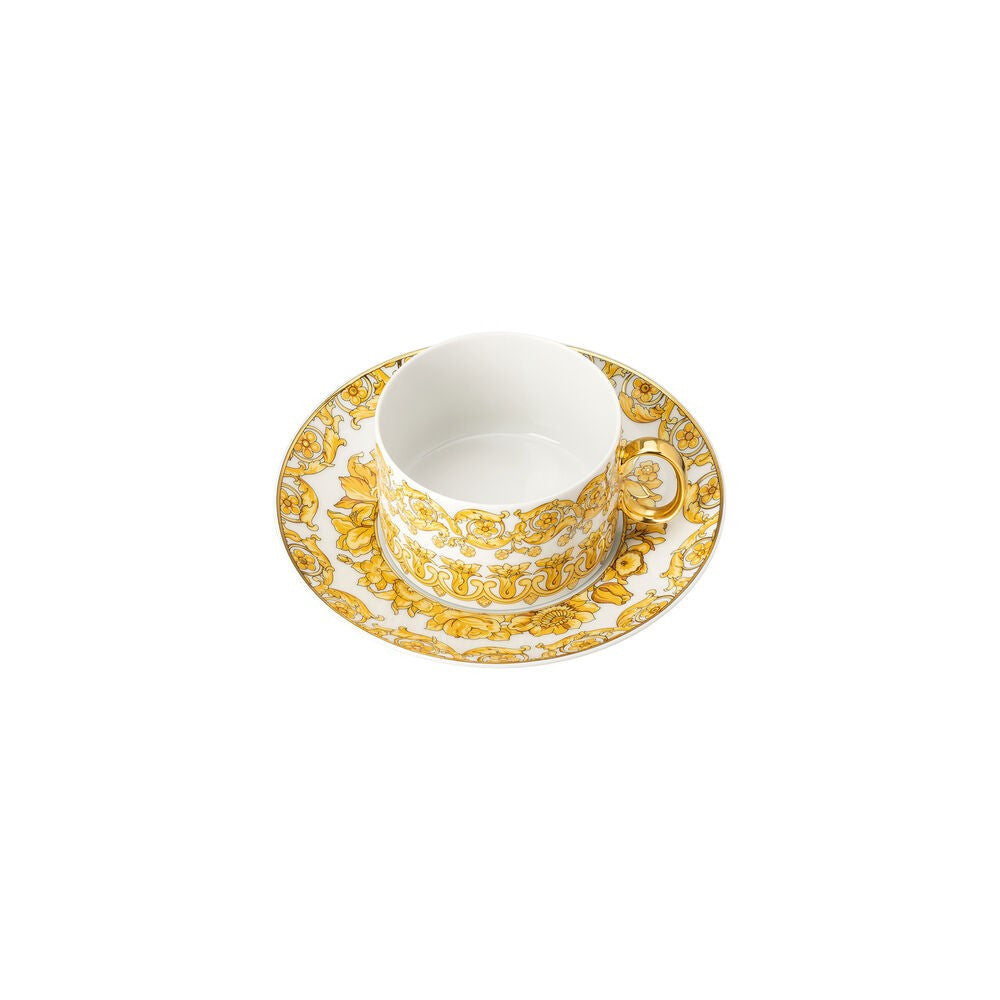 20 cl - Versace Medusa Rhapsody Tazza Tè con Piattino In Porcellana