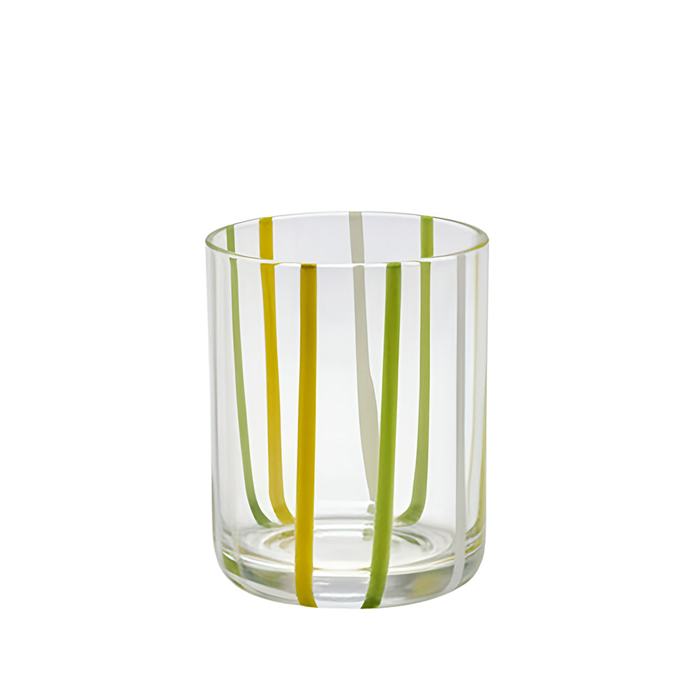 37.5 cl - Stick Water Glass in Mouth-Blown Glass - Set of 6 Pcs
