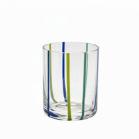 37.5 cl - Stick Water Glass in Mouth-Blown Glass - Set of 6 Pcs
