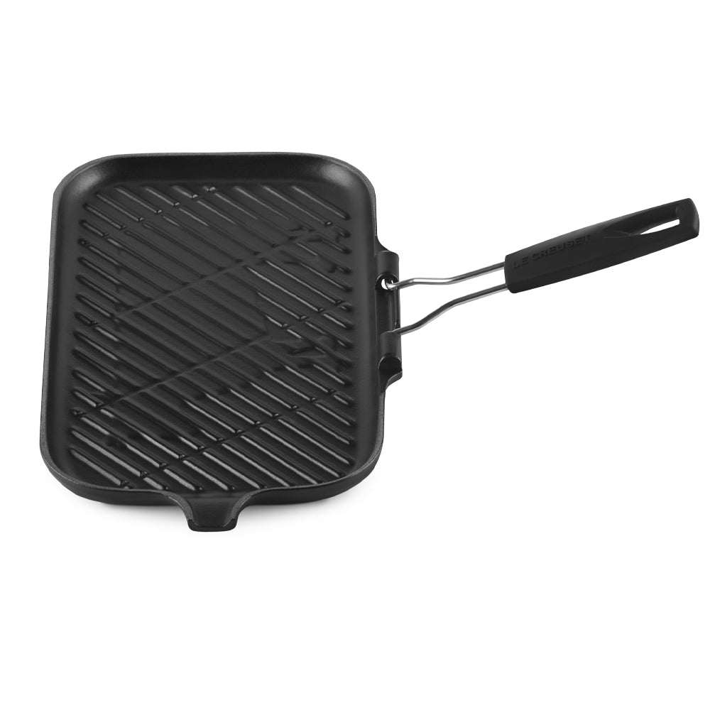 36x36 cm - Le Creuset rechthoekige grillplaat van gietijzer