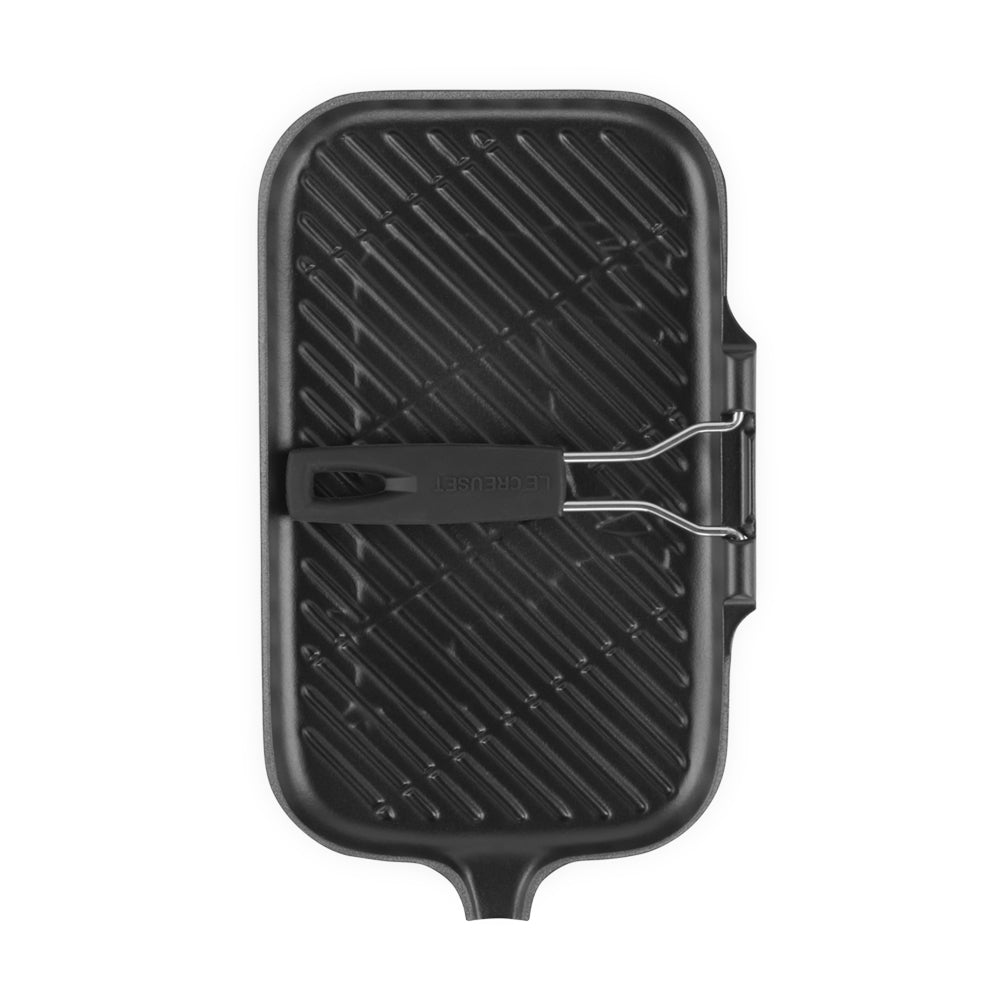 36x36 cm - Le Creuset rechthoekige grillplaat van gietijzer