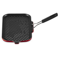 36x36 cm - Le Creuset rechthoekige grillplaat van gietijzer