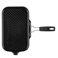 36x36 cm - Le Creuset rechthoekige grillplaat van gietijzer